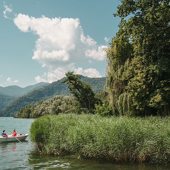 Familie Centro Magliaso See